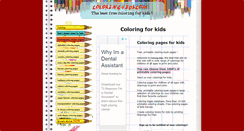 Desktop Screenshot of coloring-kids.com